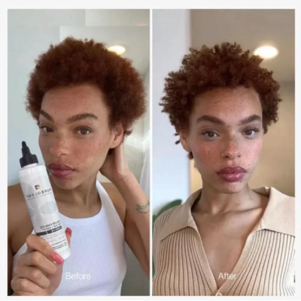 💆‍♀️ NWOB Pureology Color Fanatic Top Coat + Sheer in Clear Mini 1 oz